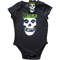 Misfits baby body t-shirt, Skull & Logo Black, kids