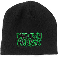 Marilyn Manson winter beanie cap, Logo