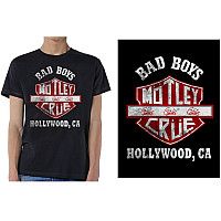 Motley Crue t-shirt, Bad Boys Shield Black, men´s