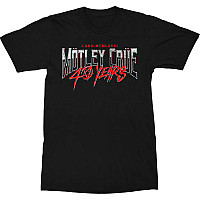 Motley Crue t-shirt, 40 Years Black, men´s