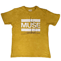 Muse t-shirt, Origin of Symmetry Dip Dye Yellow, men´s