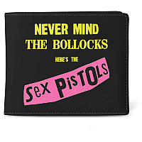 Sex Pistols purse PU 11 x 10 x 1 cm, Never Mind The Bollocpcs Black
