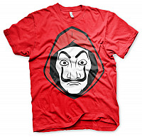 La Casa De Papel t-shirt, Mask Red, men´s