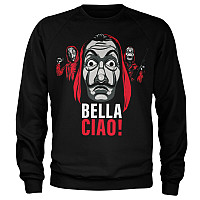 La Casa De Papel mikina, Bella Ciao! Sweatshirt Black, men´s