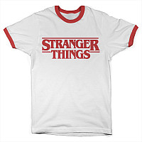 Stranger Things t-shirt, Logo Ringer White, men´s