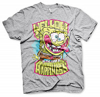 SpongeBob Squarepants t-shirt, Yellow Is The Color Of Happiness Grey, men´s