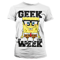 SpongeBob Squarepants t-shirt, Geek Of The Week Girly White, ladies