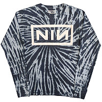 Nine Inch Nails t-shirt long rukáv, Logo Wash Blue, men´s