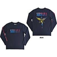 Nirvana t-shirt long rukáv, Angelic Gradient BP Navy Blue, men´s