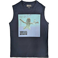 Nirvana tank top, Nevermind Album Navy Blue, men´s