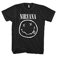 Nirvana t-shirt, White Smiley, men´s