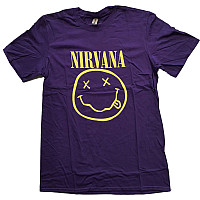 Nirvana t-shirt, Yellow Smiley Purple, men´s