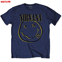 Nirvana t-shirt, Inverse Smiley Blue, kids