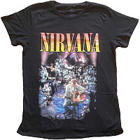 Nirvana t-shirt, Unplugged Photo Black, ladies