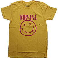 Nirvana t-shirt, Pink Smiley Yellow, men´s