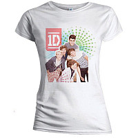 One Direction t-shirt, Colour Test Skinny White, ladies