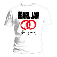 Pearl Jam t-shirt, Don't Give Up White, men´s