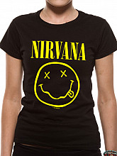 Nirvana t-shirt, Smiley, ladies