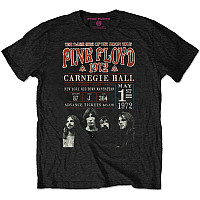 Pink Floyd t-shirt, Carnegie ´72 Black, men´s