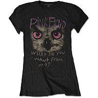 Pink Floyd t-shirt, Owl - WDYWFM? Black Girly, ladies