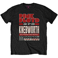 Pink Floyd t-shirt, Knebworth '90 Red Black, men´s
