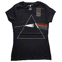 Pink Floyd t-shirt, Dark Side of the Moon 50th Embellished Black, ladies