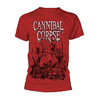 Cannibal Corpse t-shirt, Pile Of Skulls 2018 Red, men´s
