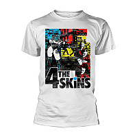The 4 Skins t-shirt, The Good The Bad & The 4 Skins White, men´s