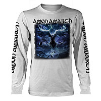 Amon Amarth t-shirt long rukáv, Raven's Flight White, men´s