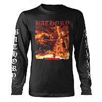 Bathory t-shirt long rukáv, Hammerheart Tracklist BP Black, men´s