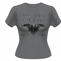 Hra o trůny t-shirt, All Men Must Die, ladies