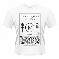 Twenty One Pilots t-shirt, Thin Line Box White, men´s