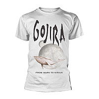 Gojira t-shirt, Whale From Mars Organic White, men´s