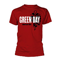 Green Day t-shirt, American Idiot Heart Grenade BP Red, men´s