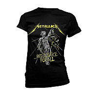 Metallica t-shirt, And Justice For All Tracpcs Black, ladies