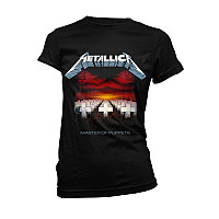 Metallica t-shirt, Master of Puppets Tracpcs BP Black, ladies