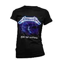 Metallica t-shirt, Ride The Lightning Tracpcs BP Black, ladies