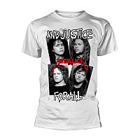 Metallica t-shirt, Faces First Four Albums BP White, men´s