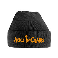 Alice in Chains winter beanie cap, Logo Black