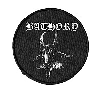 Bathory tkaná patch PES 100 mm, Goat (Circle)