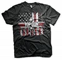 Top Gun t-shirt, America Black, men´s