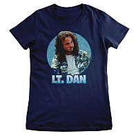Forrest Gump t-shirt, Lt. DAN Girly Navy Blue, ladies