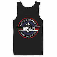 Top Gun tank top, Fighter Weapons School Black, men´s