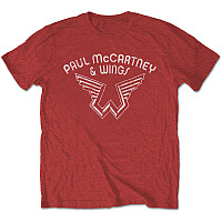 The Beatles t-shirt, Paul McCartney Wings Logo Red, men´s