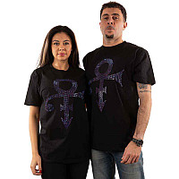 Prince t-shirt, Purple Symbol Embellished Black, men´s