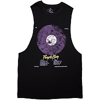 Prince tank top, Purple Rain Disc Black, men´s