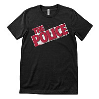 The Police t-shirt, Distressed Logo Black, men´s