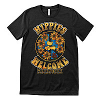 Woodstock t-shirt, Hippies Welcome Black, men´s