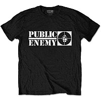 Public Enemy t-shirt, Crosshairs Logo Black, men´s