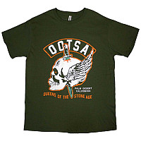 Queens of the Stone Age t-shirt, Winged Skull Green, men´s